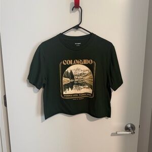 Old Navy Forest Green Colorado Tee